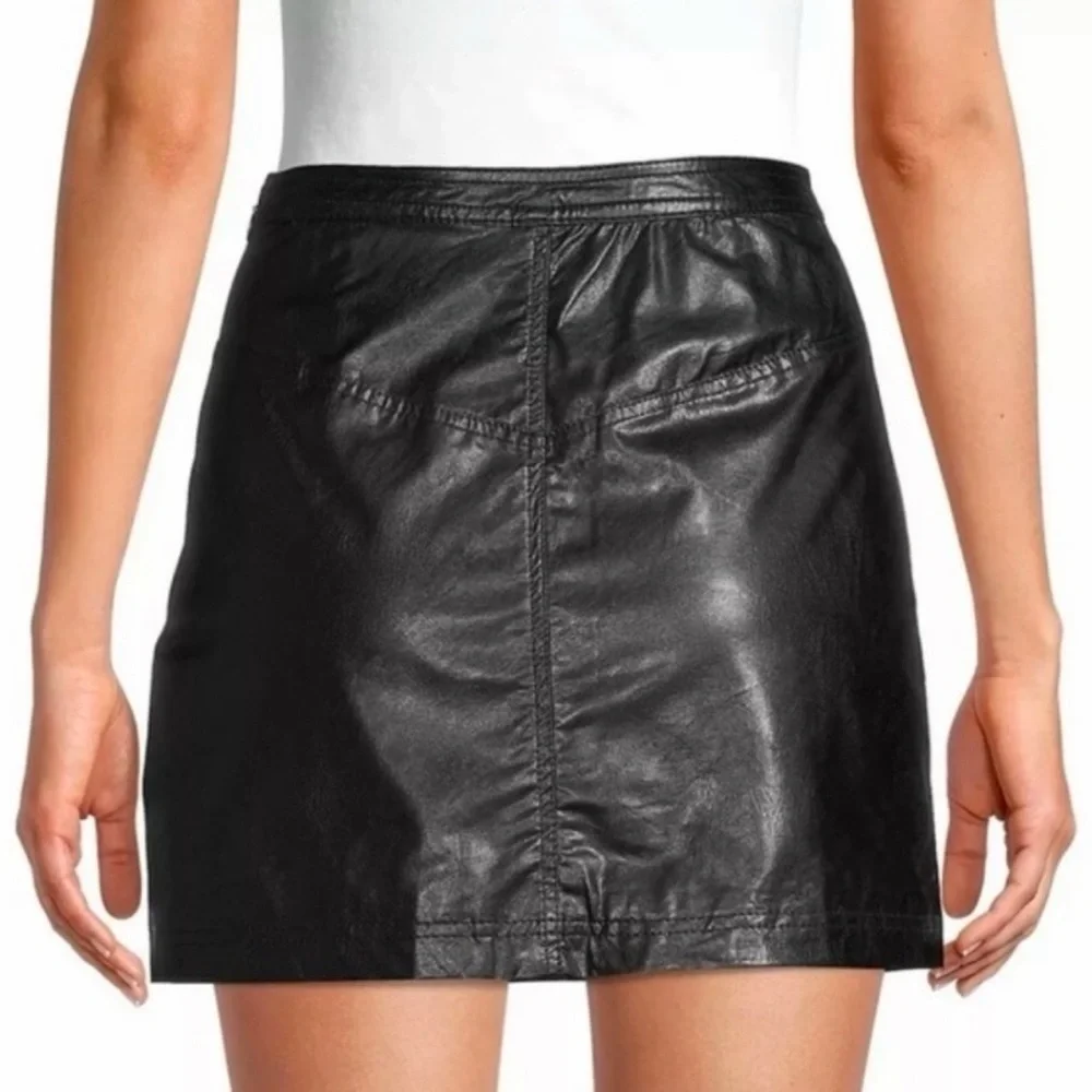 Free people Fake Out Faux leather skirt